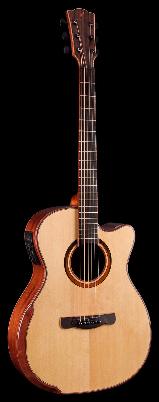 MARTİN 11DX2E ZİRİCOTE BURST HPL TOP ACOUSTİC/ELECTRİC GUİTAR