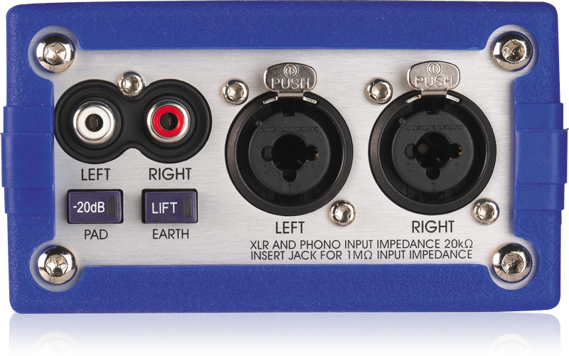 KLARK TEKNIK DI20P Passive Stereo DI Box with Midas Transformer and Extended Dynamic Range