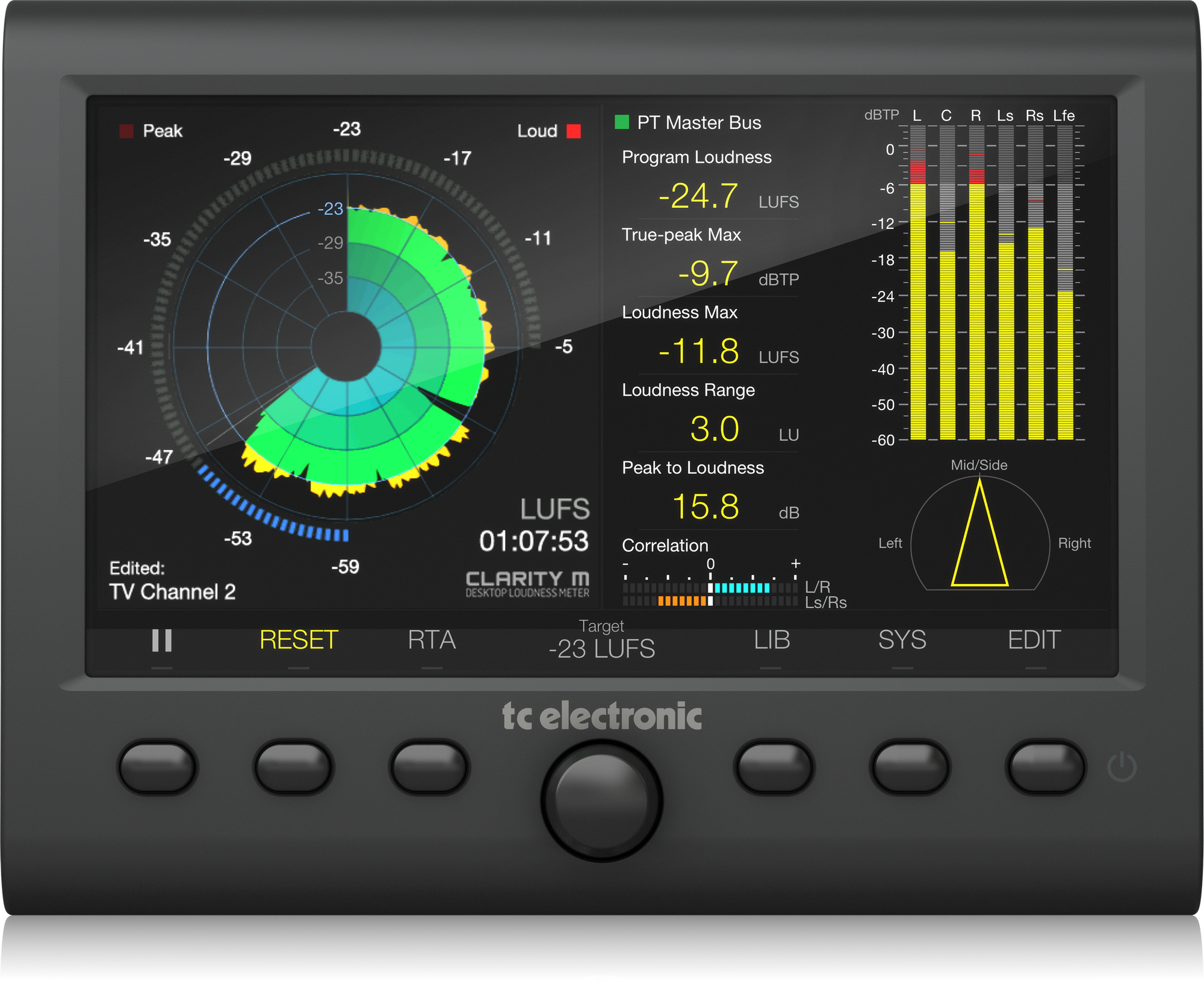 Tc Electronic Clarity M Stereo Audio Meter