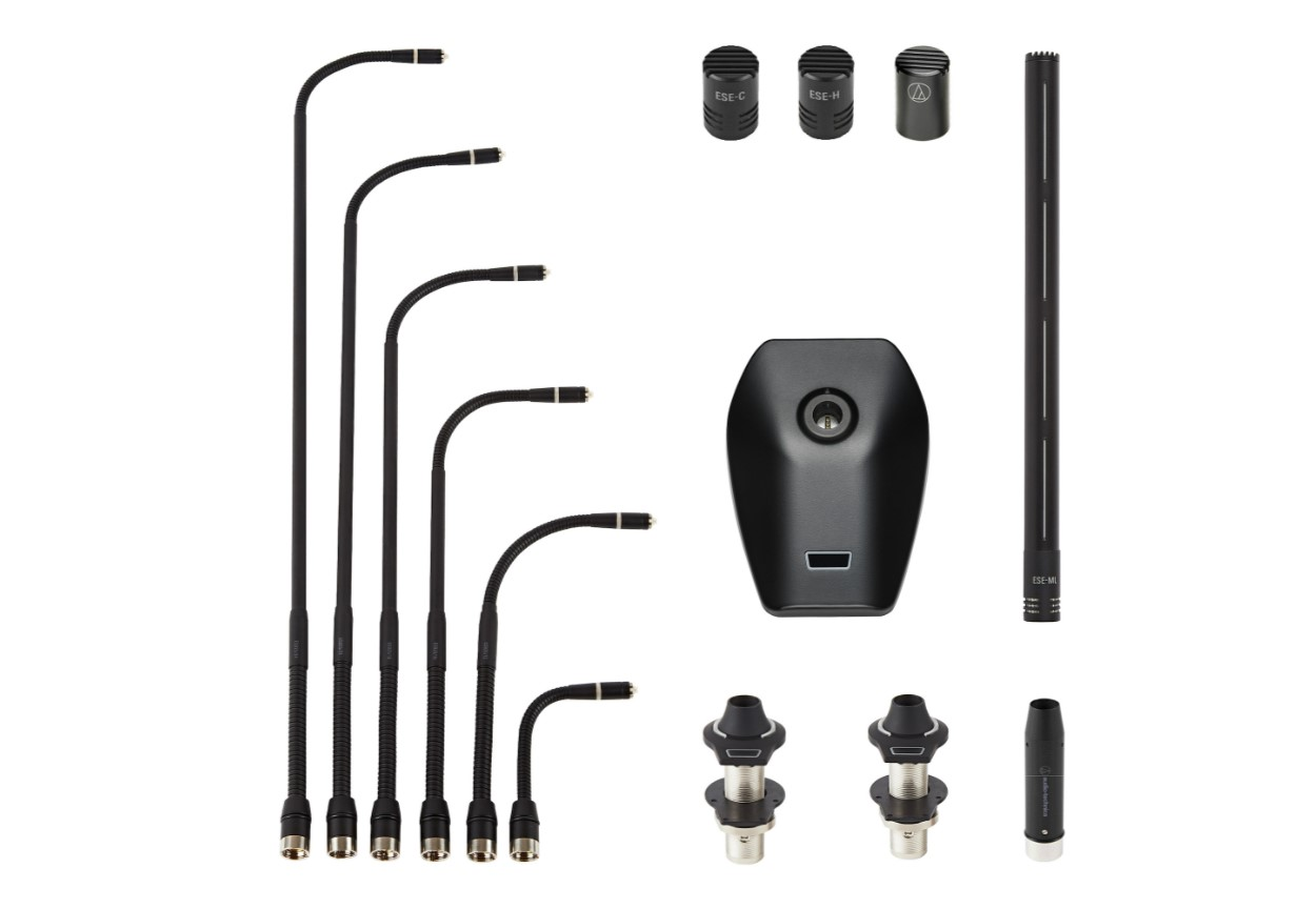 AUDİO TECHNİCA 50IU-FM02 FLUSH MOUNT BASE FOR GOOSENECK MİCROPHONES WİTH ALL-MUTE CONTROL