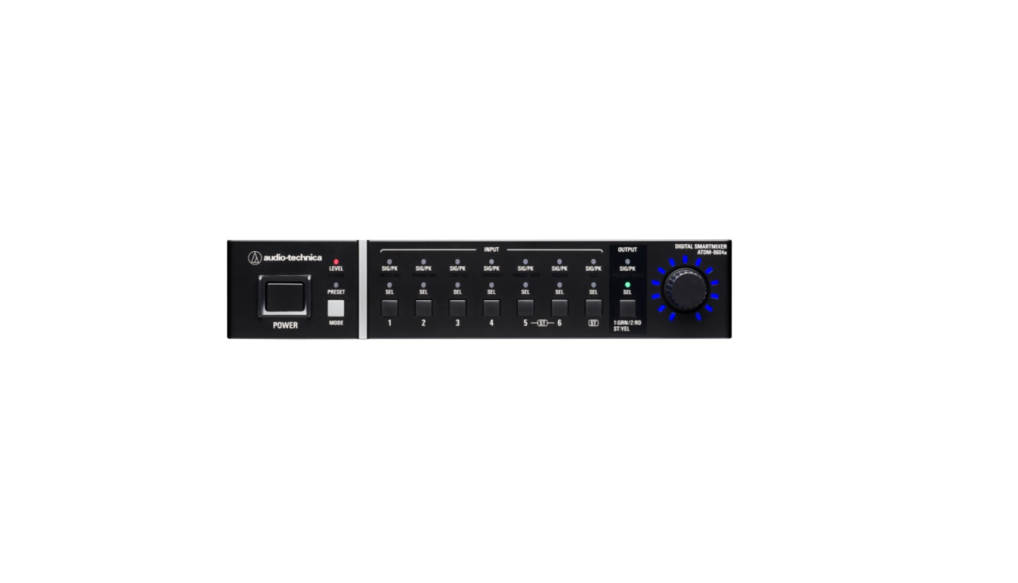 AUDİO TECHNİCA ATDM-1012DANEU DİGİTAL SMARTMİXER WİTH DANTE AND EU CABLE