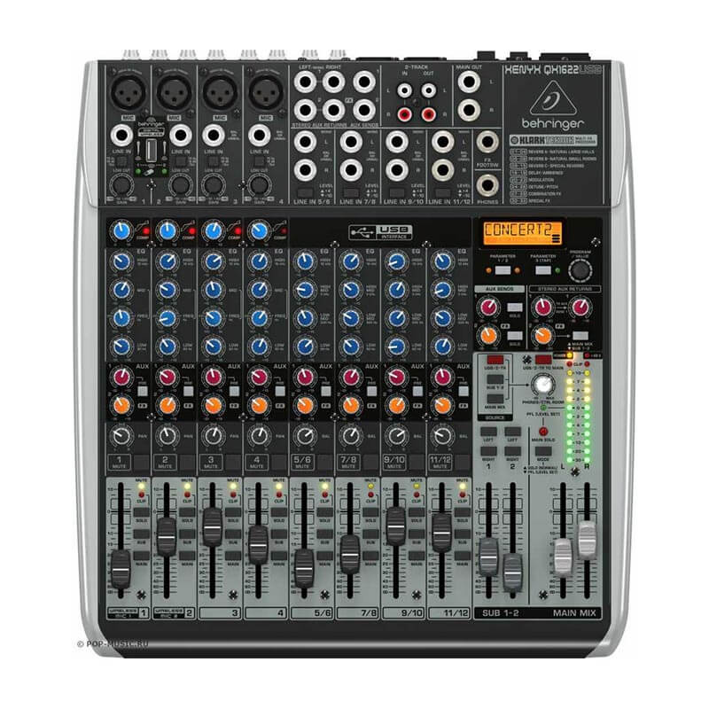 Behringer ZMX8210 V2 Uzaktan Kumandalı ve Link Portlu Profesyonel 8 Kanallı Mikser