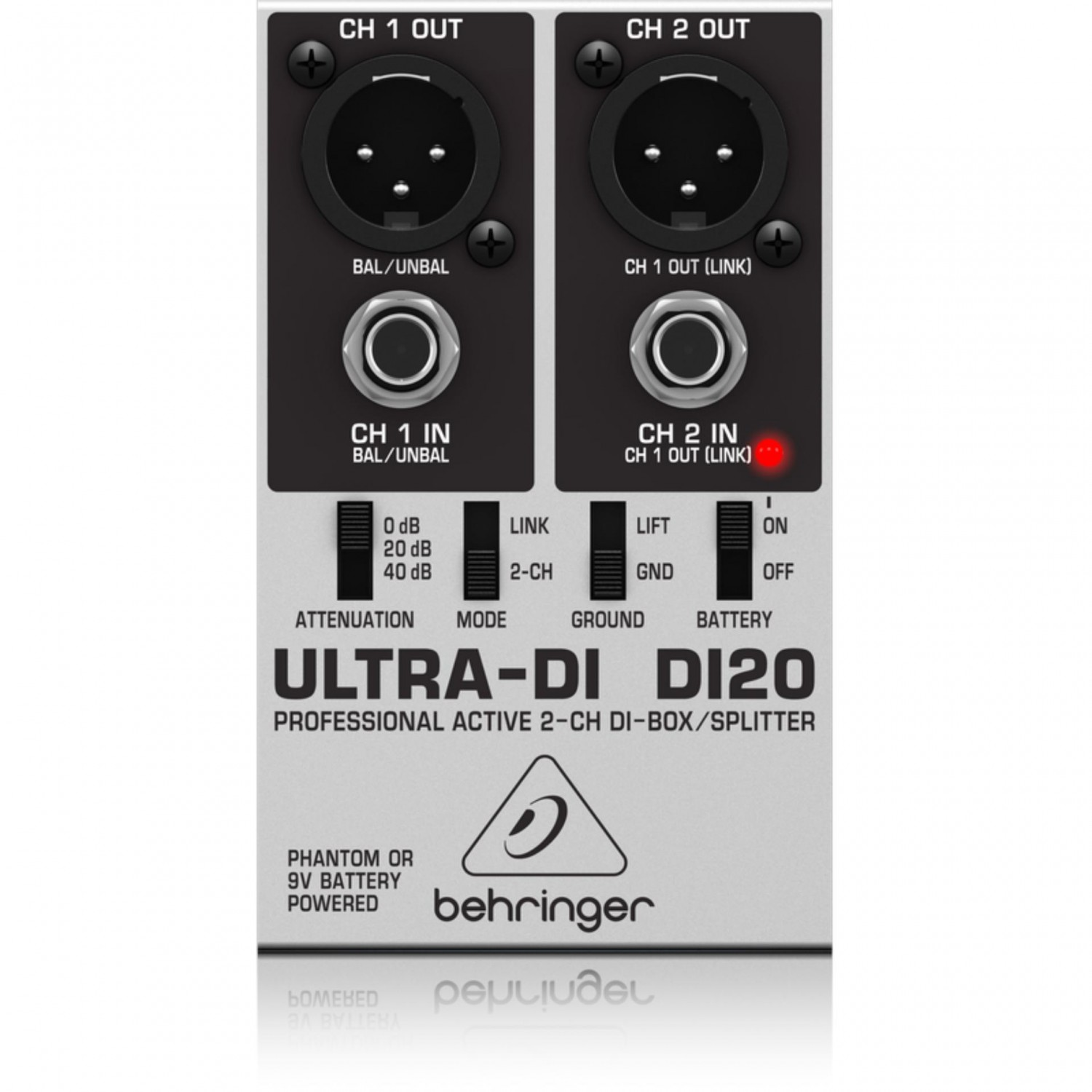 BEHRINGER HD400 ULTRA-COMPACT 2-CHANNEL HUM DESTROYER
